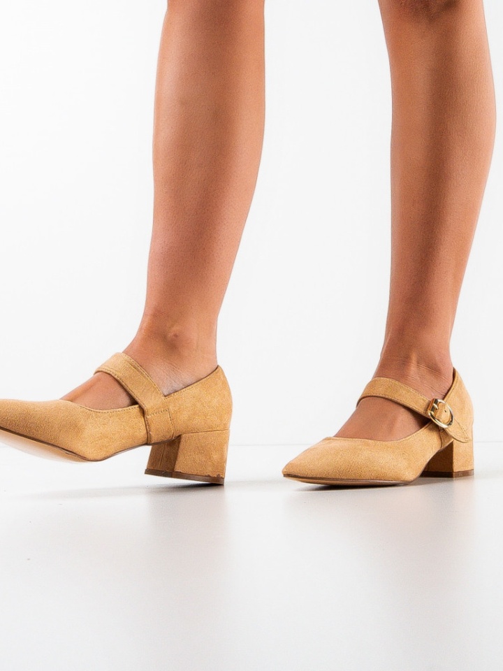 Pantofi dama Carole Camel