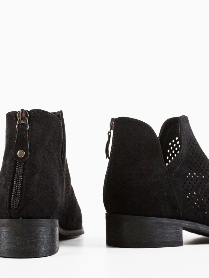 Botine dama Felt Negre