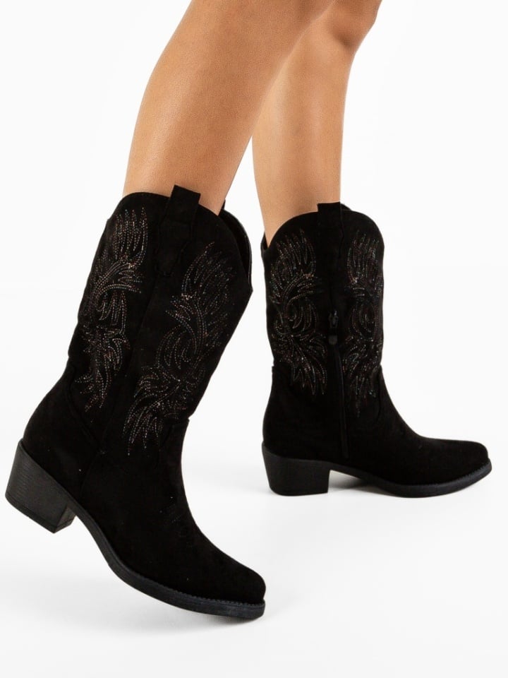 Botine dama Letty Negre