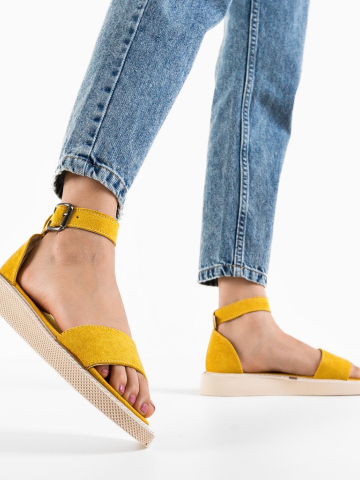 Sandale dama Habyat Galbene