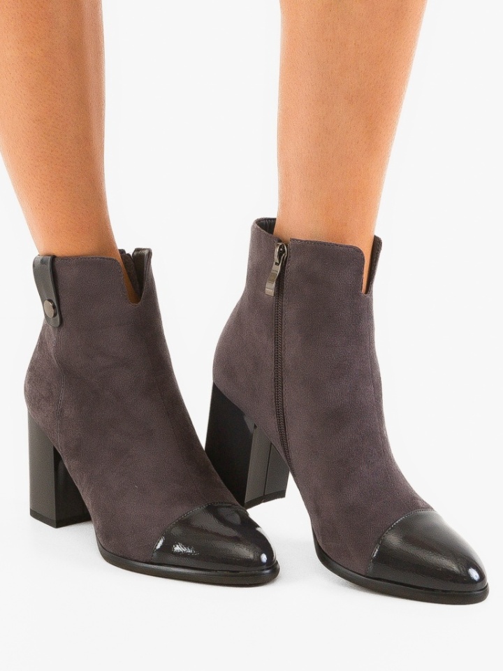 Botine dama Duncan Gri