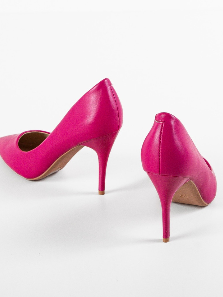 Pantofi cu toc Danube Roz