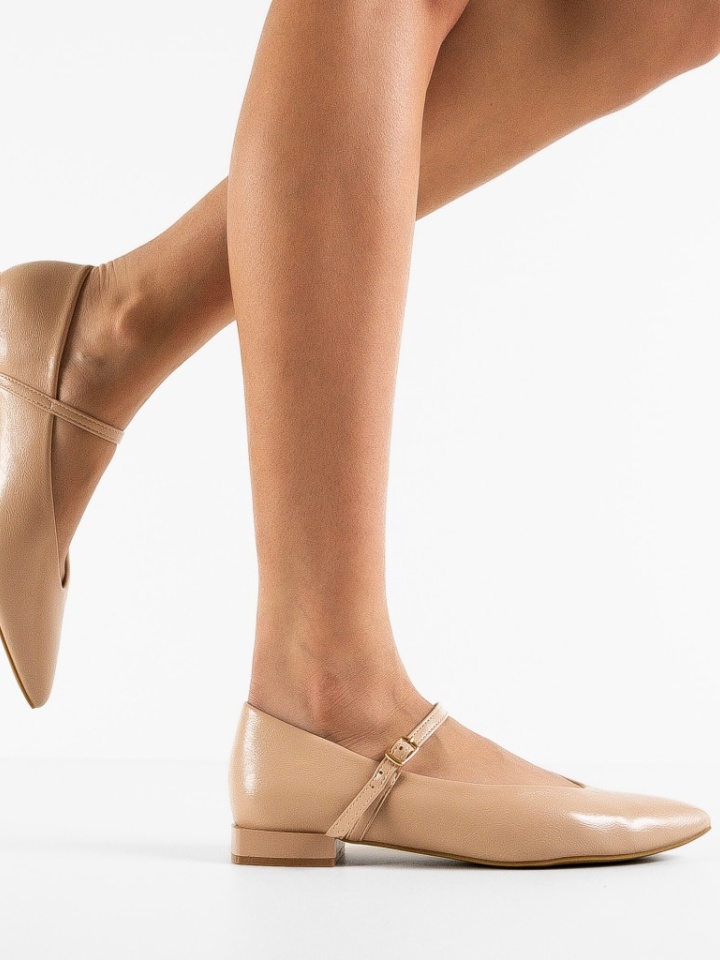 Pantofi dama Navammis Nude 2