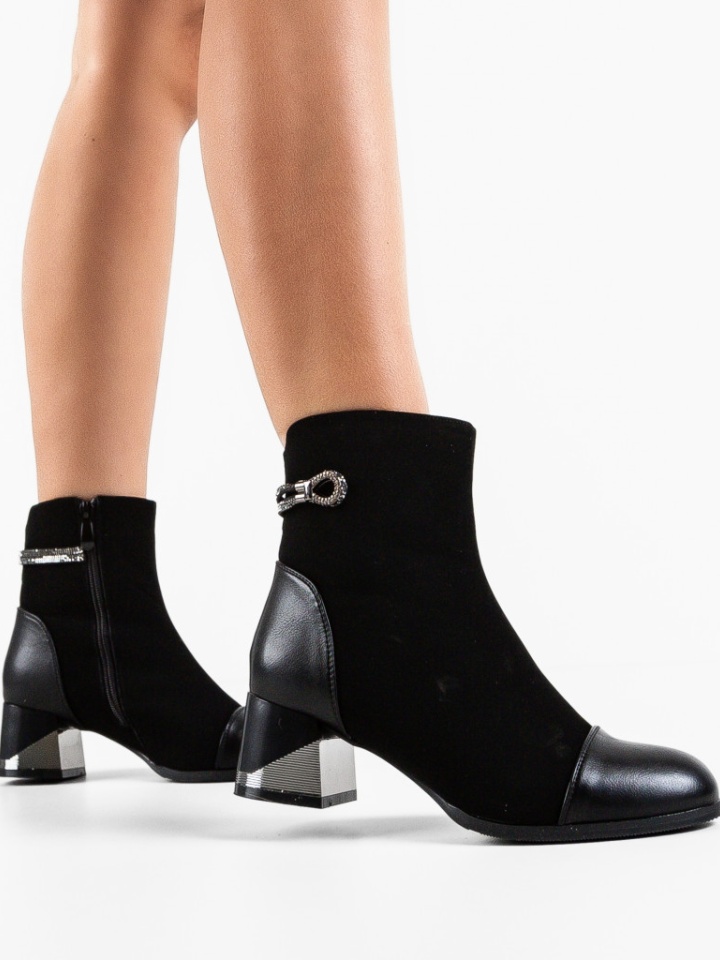 Botine dama Riggs Negre