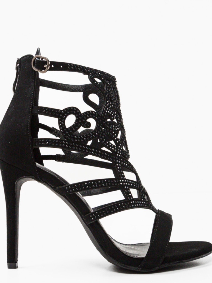 Sandale cu toc Rocky Negre 2