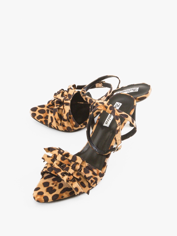 Sandale cu toc Devon Negre