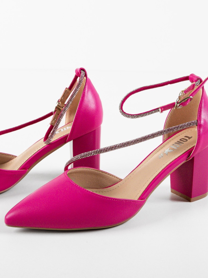 Pantofi cu toc Zayat Fuchsia