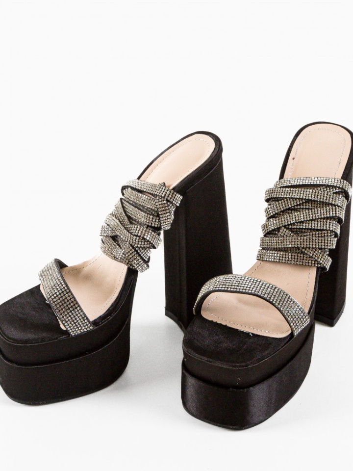 Sandale dama Strap Negre 2