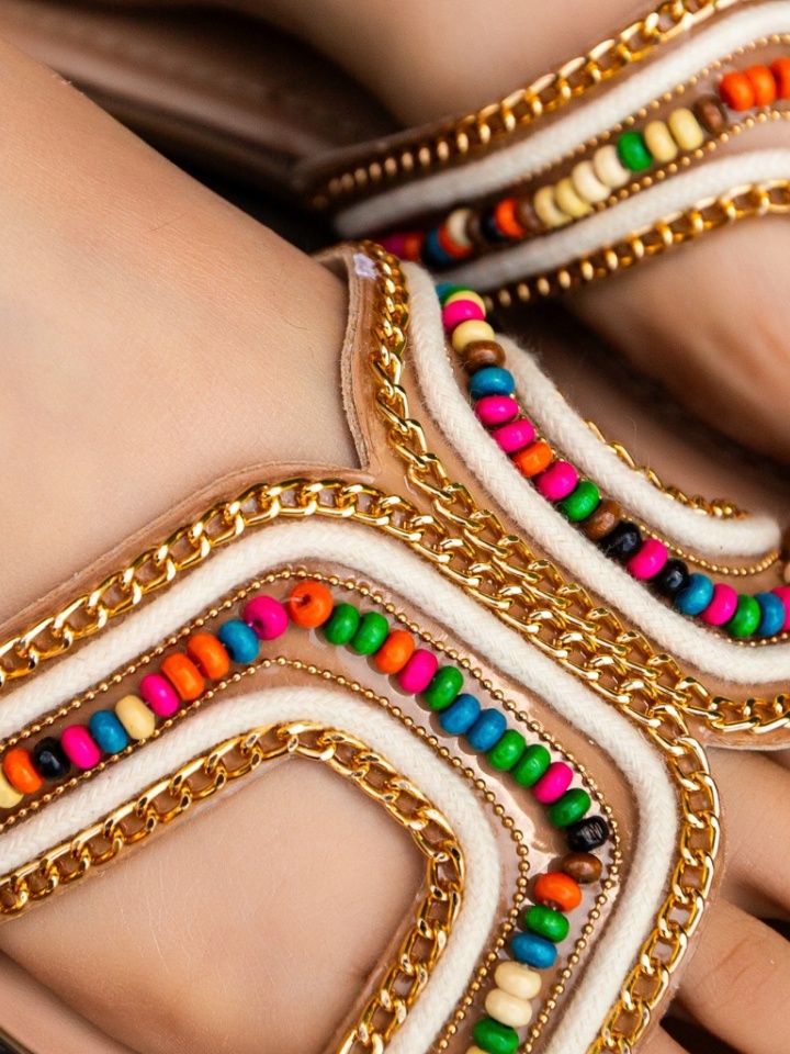 Papuci dama Hanna Khaki