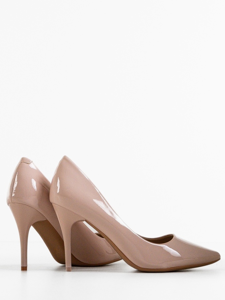 Pantofi cu toc Danube Roz