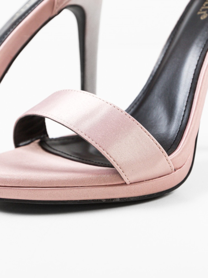 Sandale cu toc Doka Bej