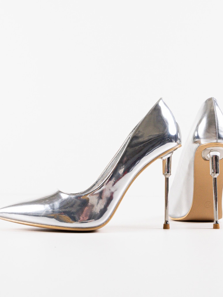 Pantofi dama Pascar Argintii