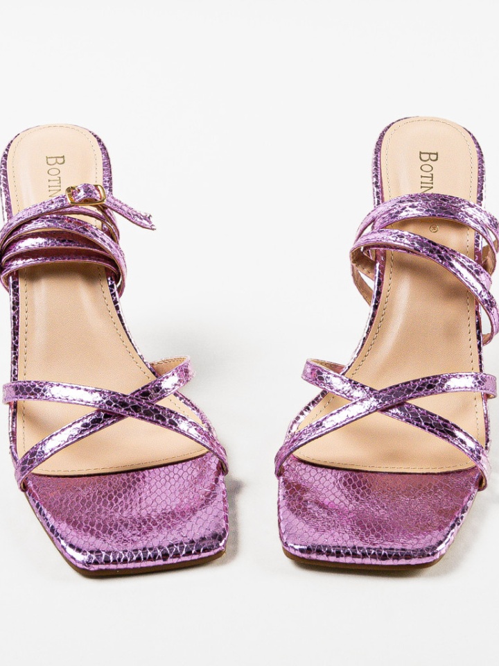 Sandale cu toc Osafy Albastre 2