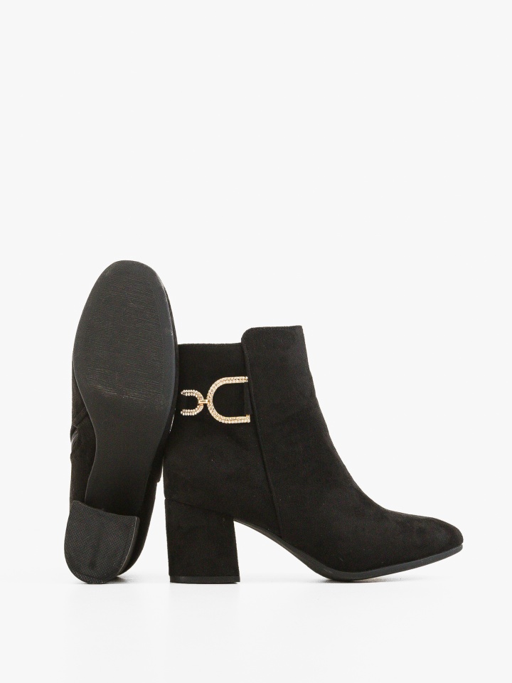 Botine dama Lana Negre