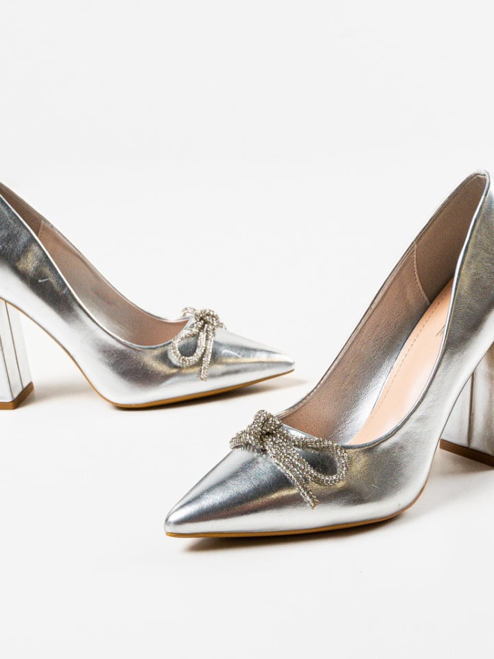 Pantofi dama Dark Argintii