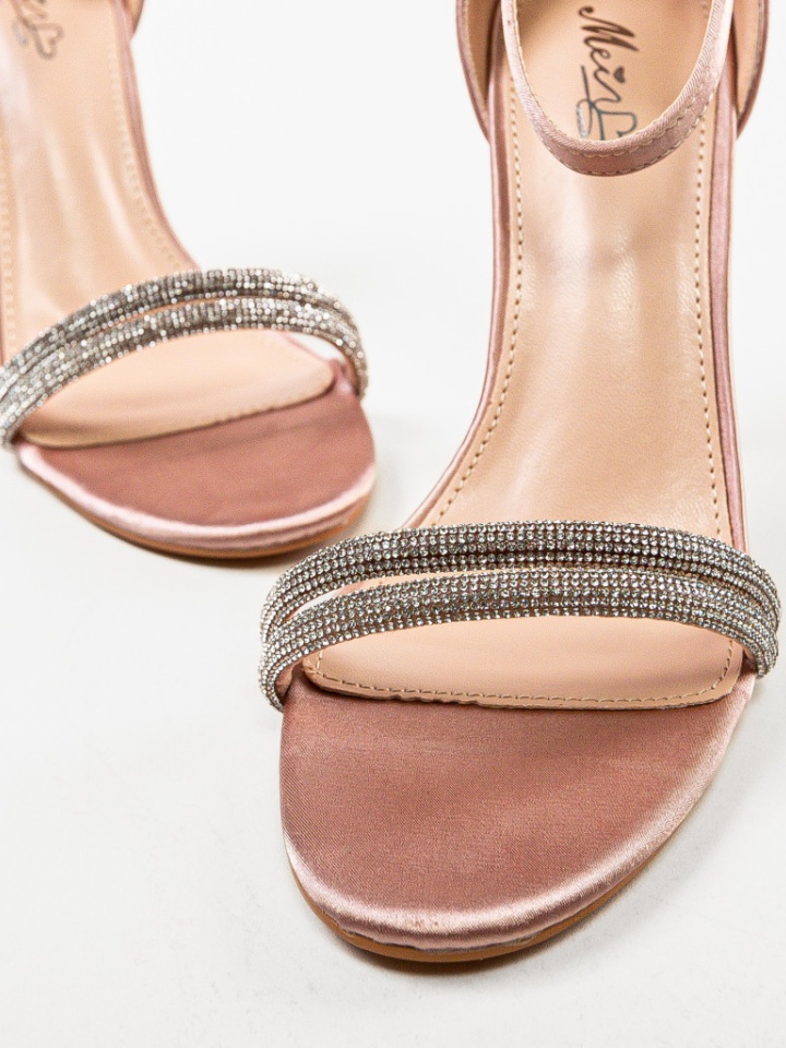 Sandale cu toc Seoul Fuchsia