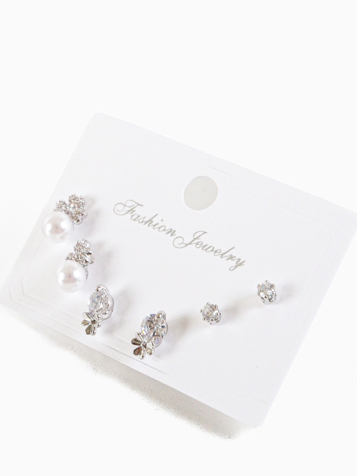 Set Cercei Perl Argintii