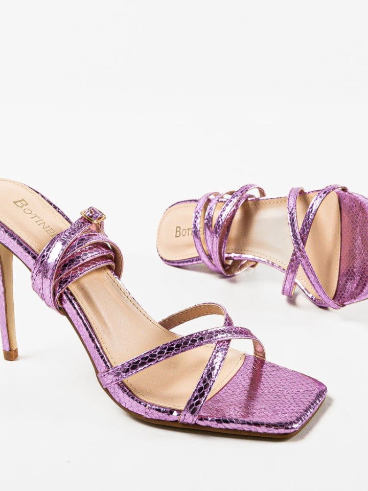 Sandale cu toc Osafy Albastre 2