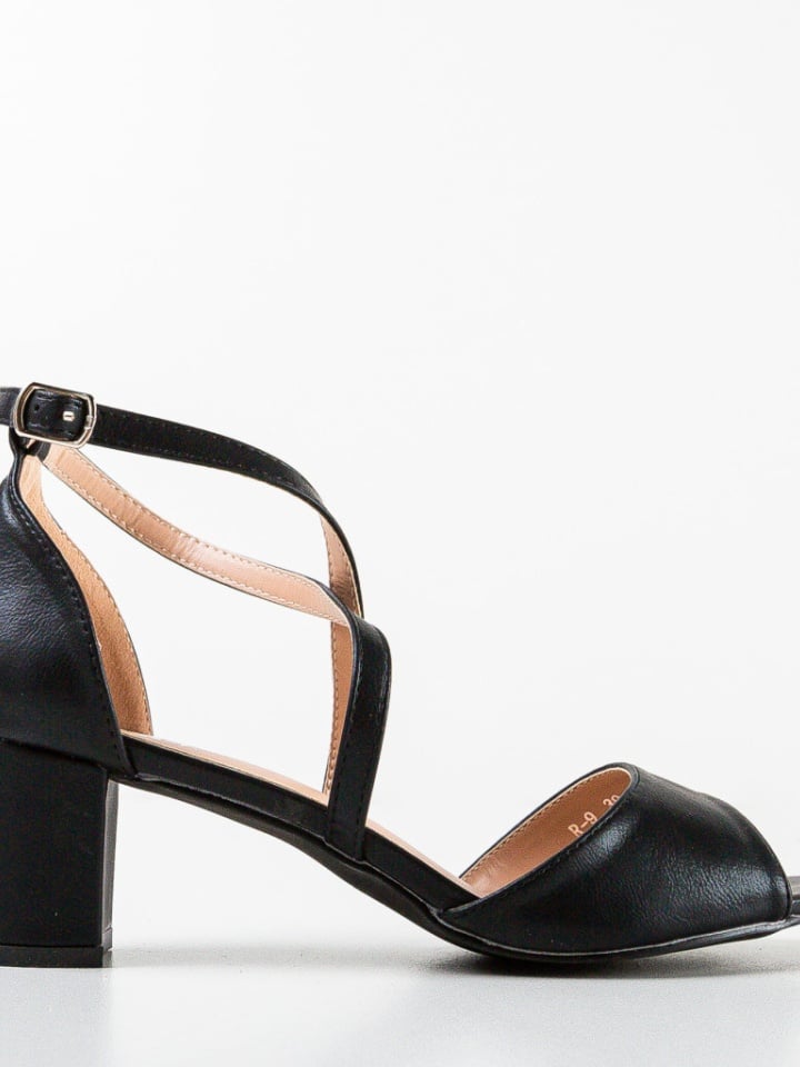 Sandale cu toc Tyka Aurii