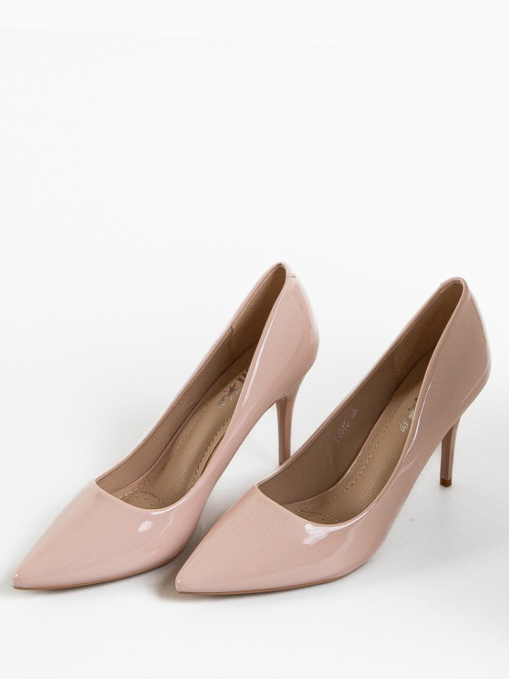 Pantofi cu toc Danube Roz