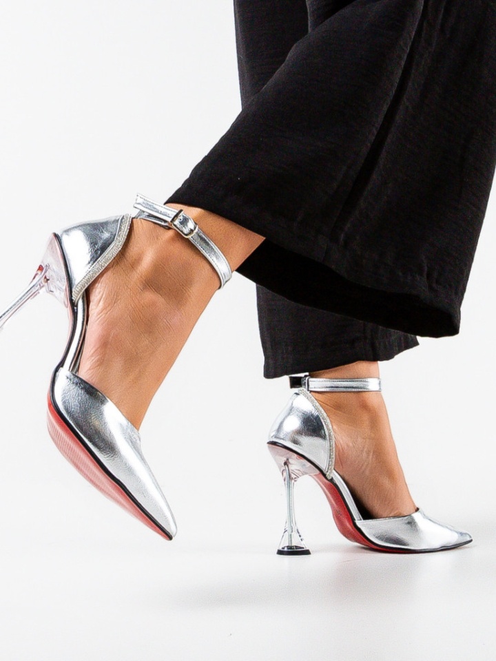 Pantofi dama Pobet Argintii