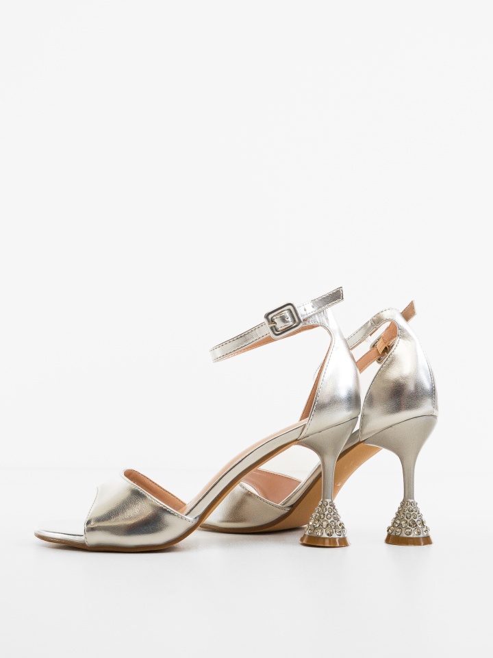 Sandale cu toc Merkato Negre