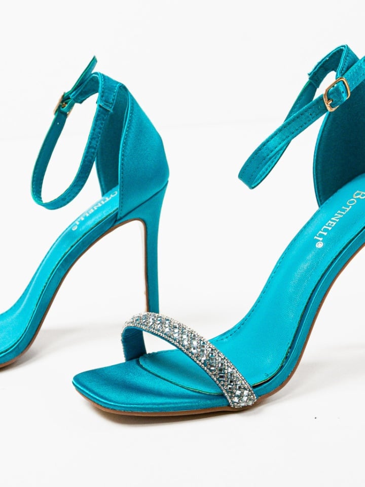 Sandale cu toc Eteset Roz