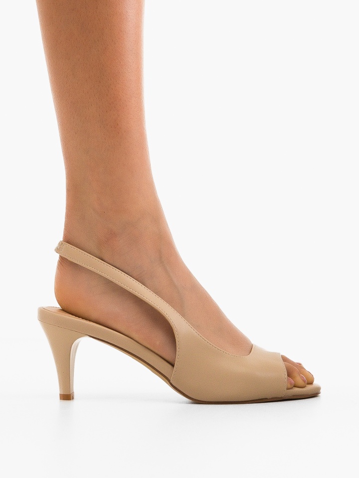 Sandale cu toc Gergy Negri