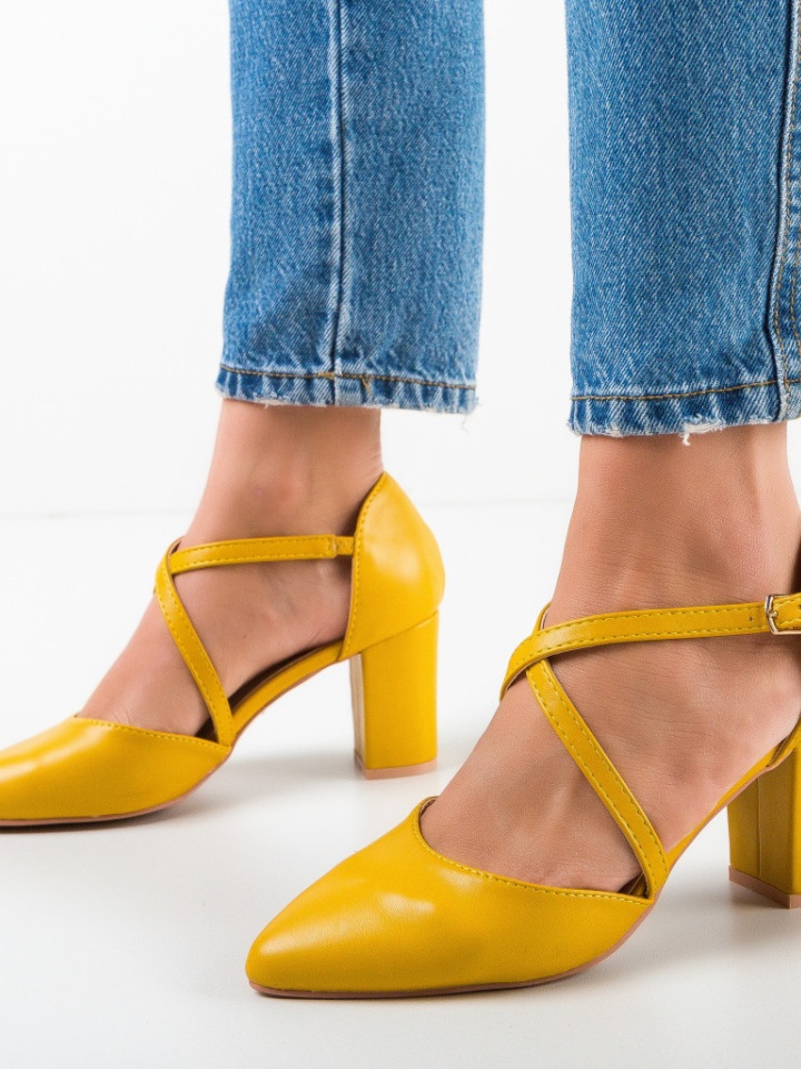 Pantofi Rahma Galbeni