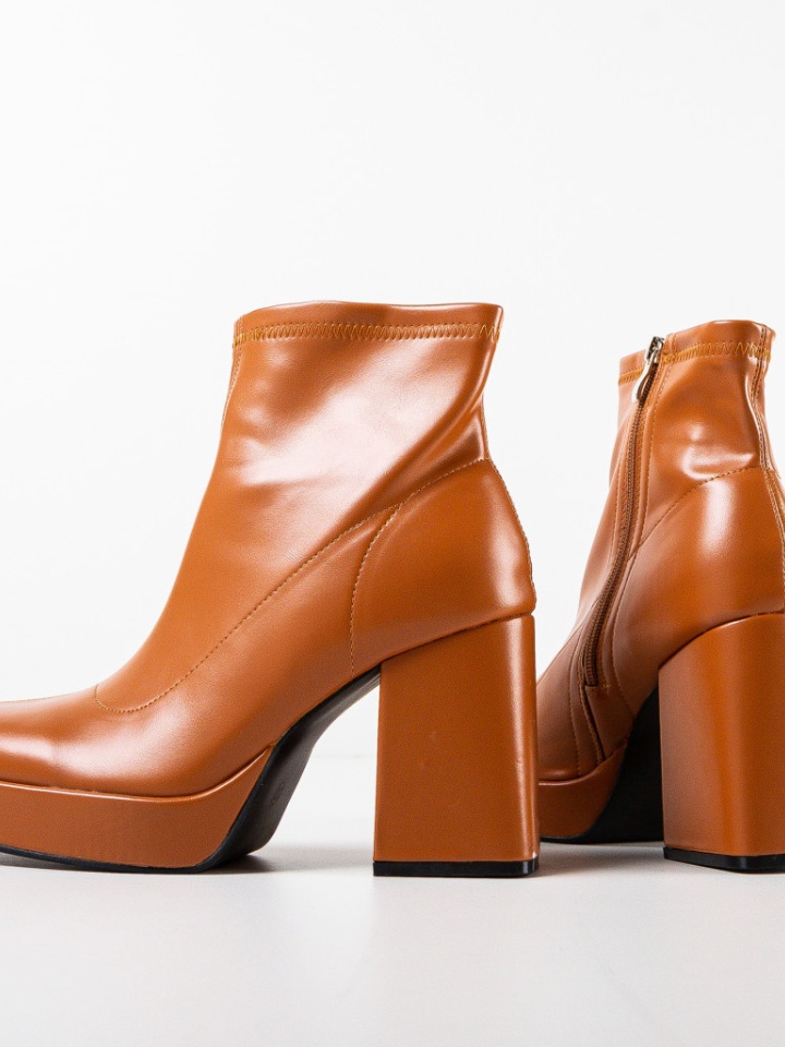 Botine dama Kids Camel