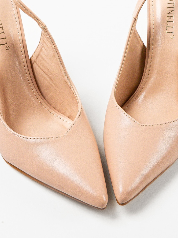 Pantofi cu toc Amani Bej