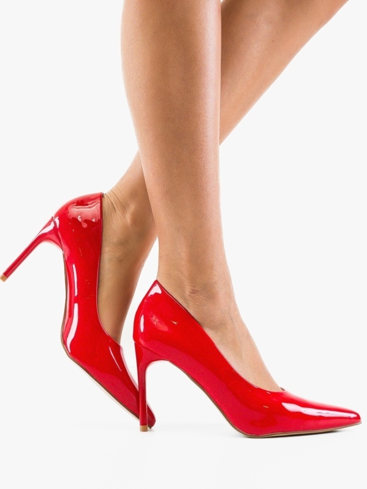 Pantofi stiletto dama Neybar Aurii