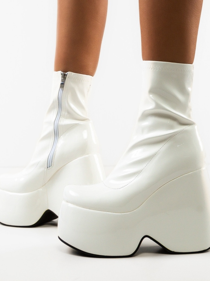 Botine dama Cosmo Albe