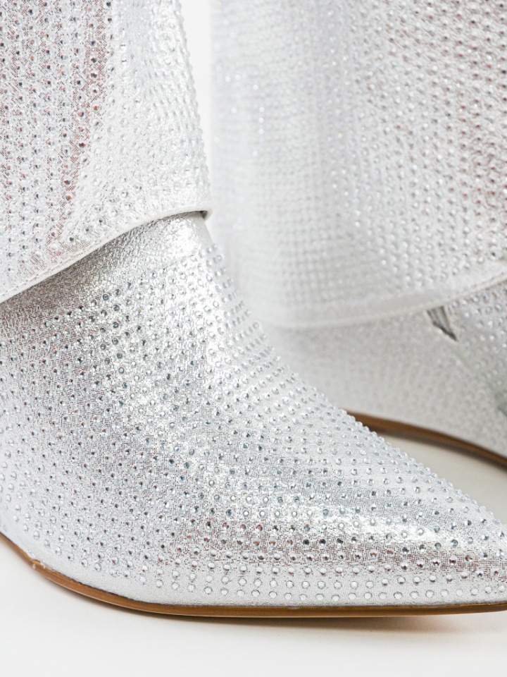 Cizme dama Murcatto Argintii