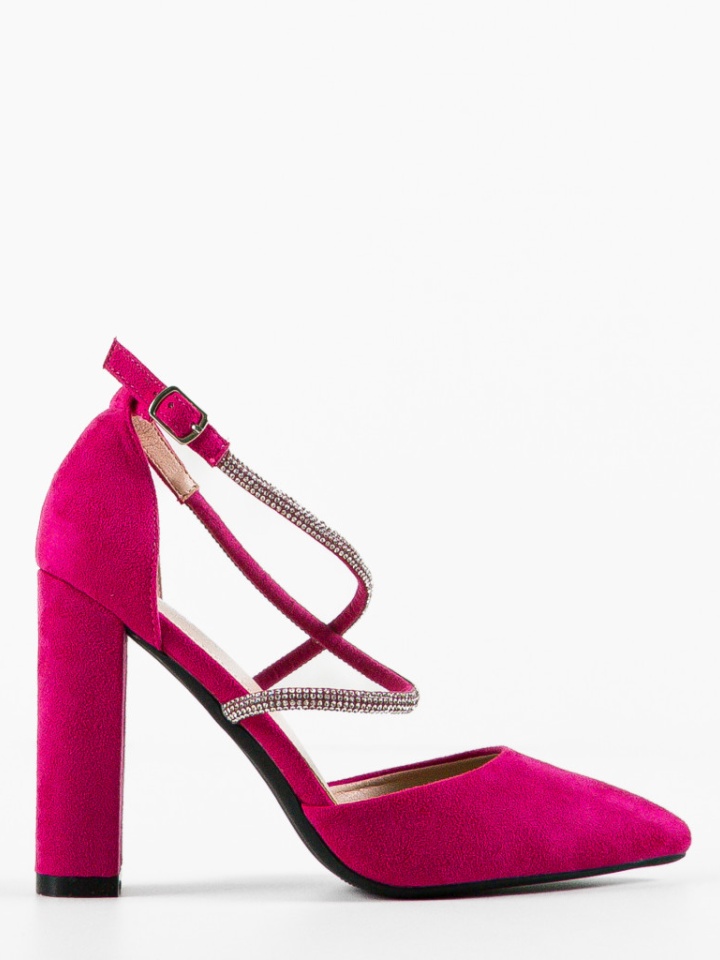 Pantofi cu toc Jess Fuchsia