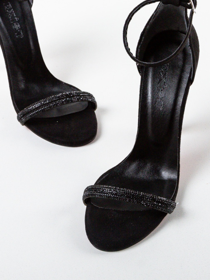 Sandale cu toc Blyana Negri