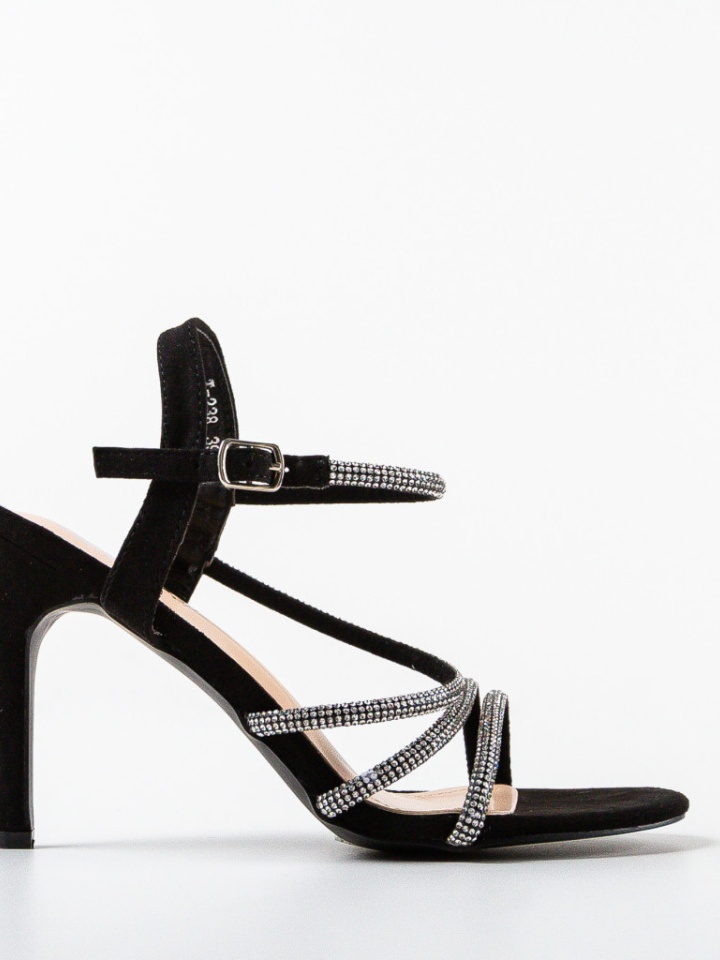 Sandale cu toc Kabral Negre