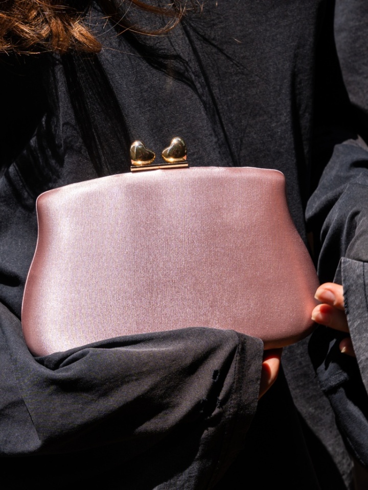 Geanta plic Heart Bej