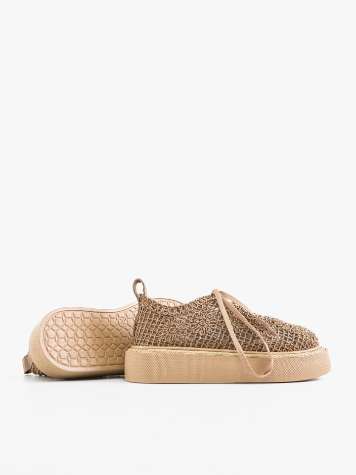 Pantofi Casual Ystory Bej 2