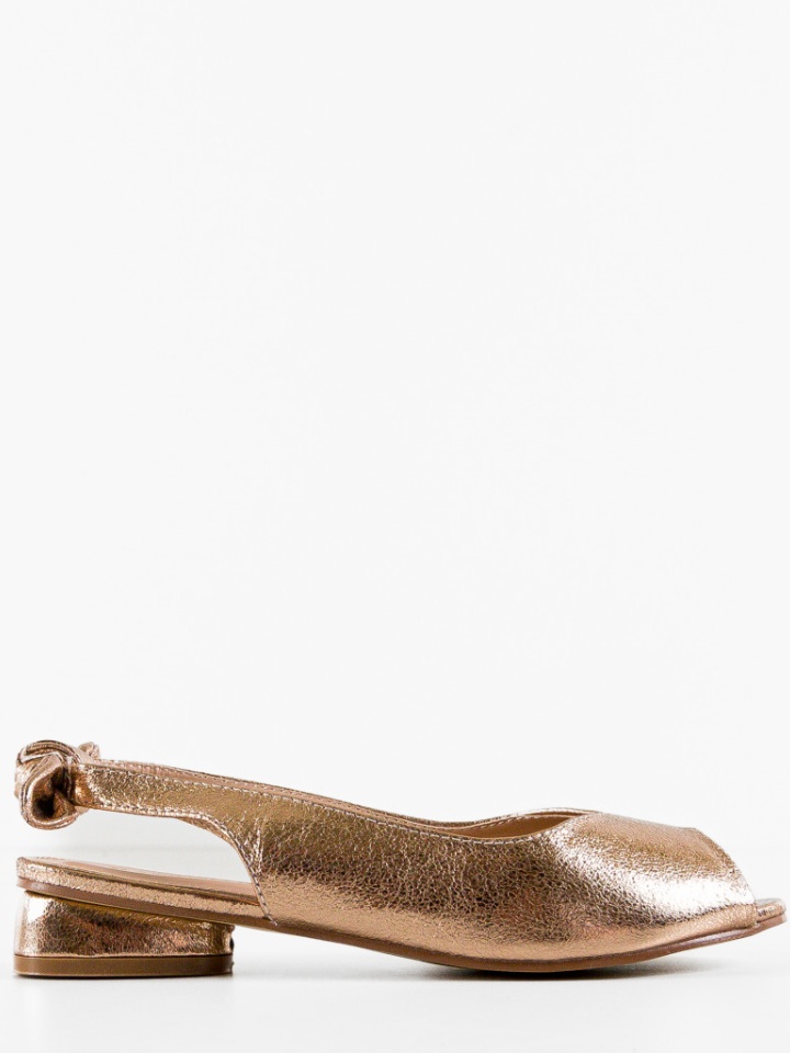 Sandale cu toc Wojc Aurii 2