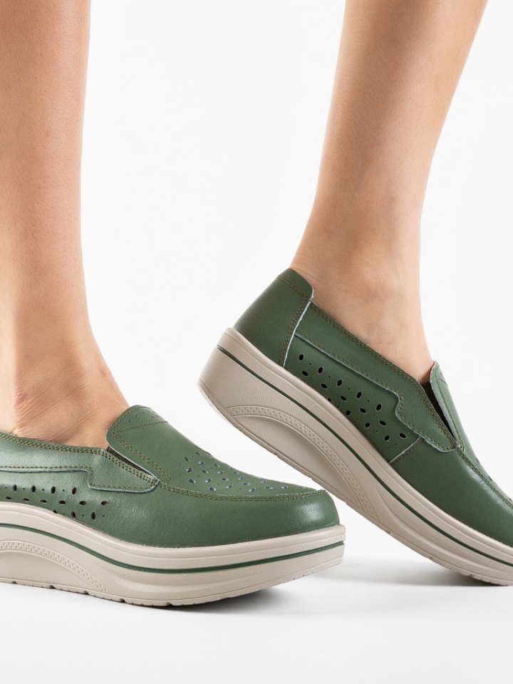 Pantofi Casual Olifram Verzi