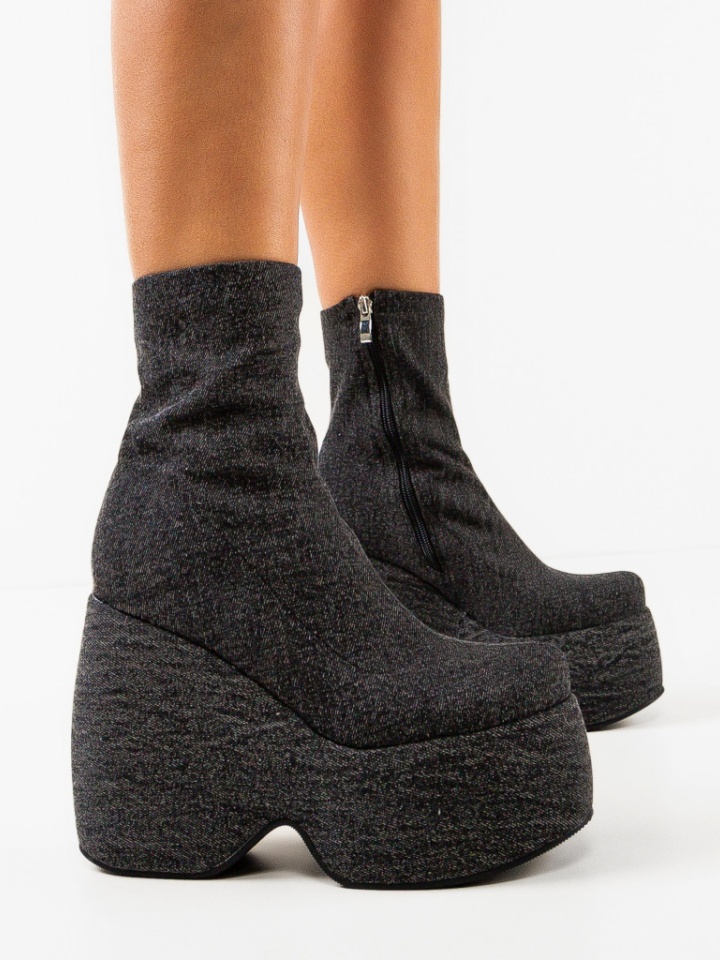 Botine dama Stelar Albastre 2