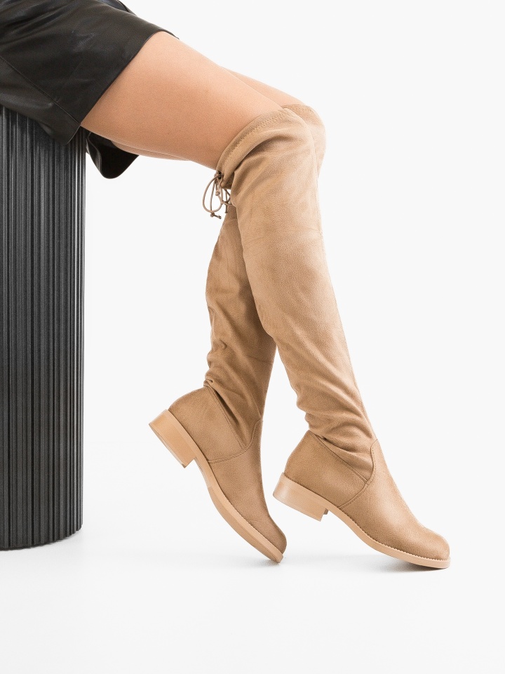 Cizme dama Ohmery Bej