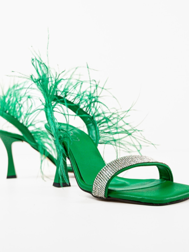 Sandale cu toc Geamelya Negri 2