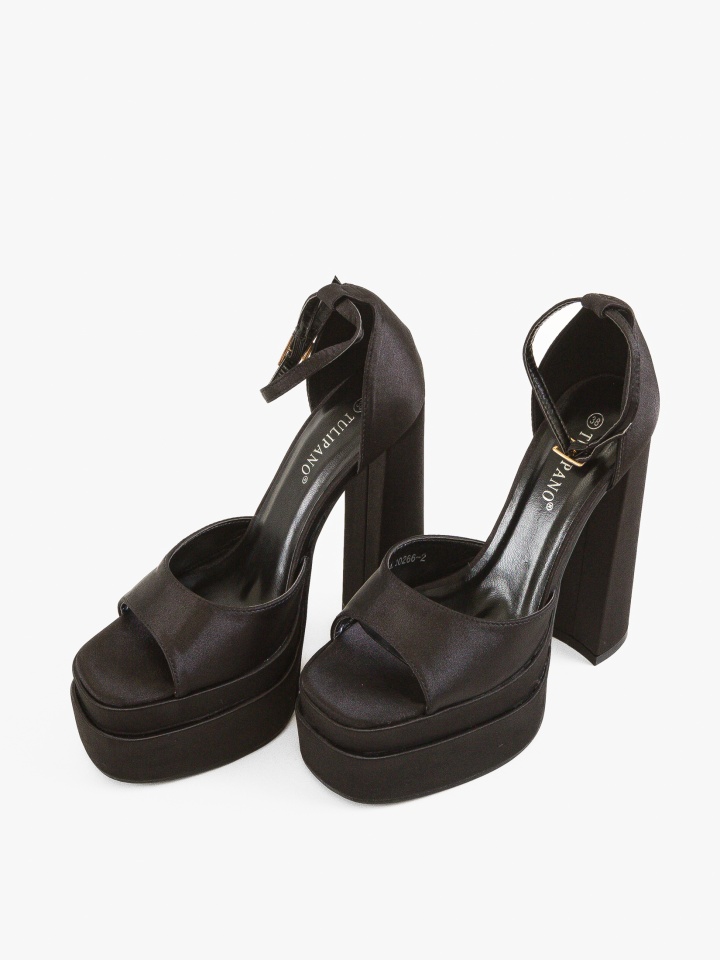 Sandale cu toc Haynes Negre