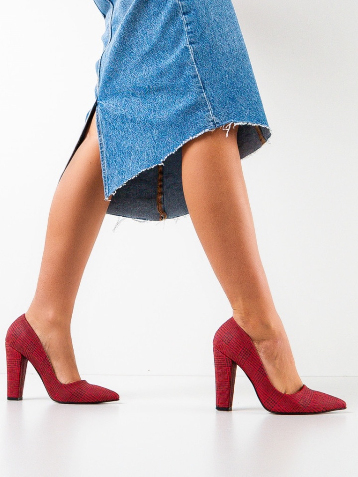 Pantofi dama Splash Rosii