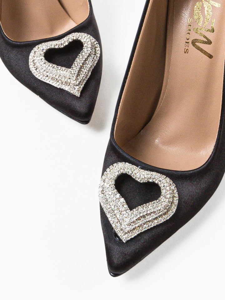 Pantofi cu toc Darino Negri 2