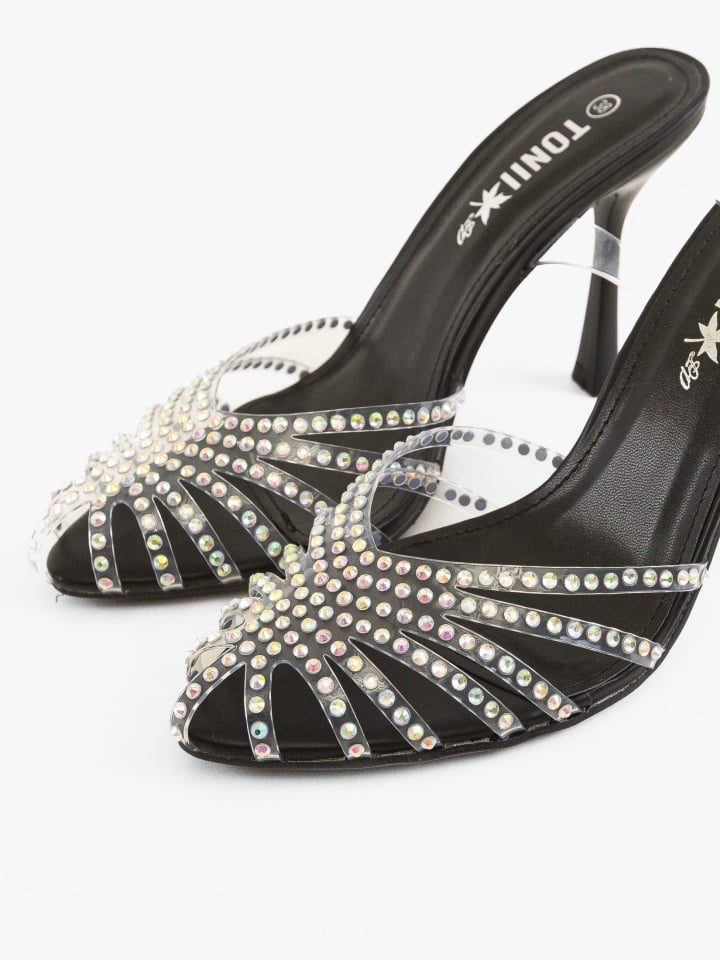 Pantofi cu toc Myndre Argintii