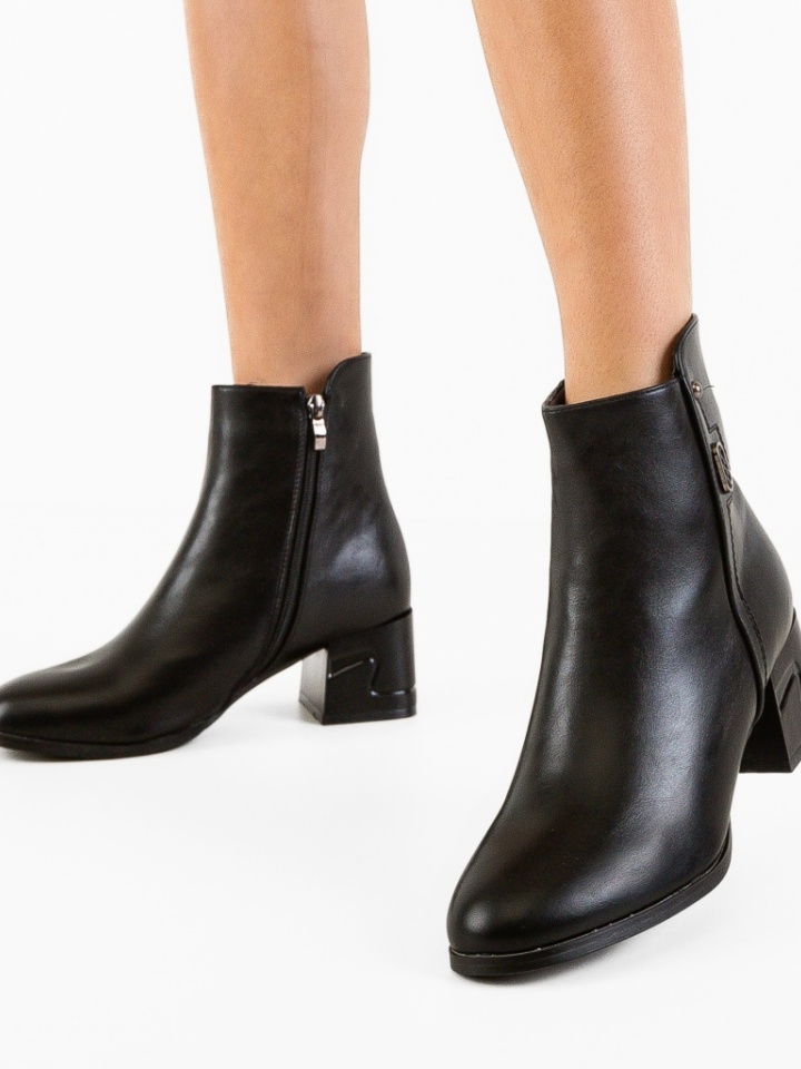 Botine dama Musat Negre