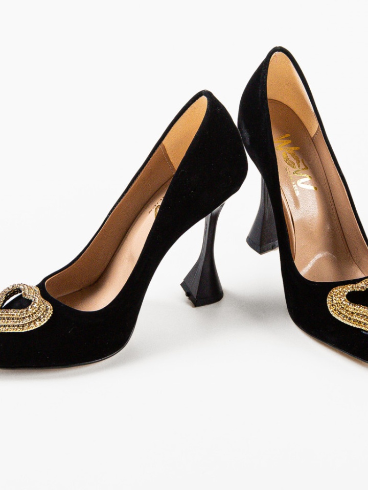 Pantofi cu toc Darino Negri 2